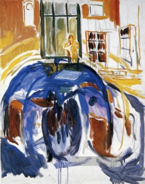  munch - Selbst Porträt während Augenkrankheit ii 1930 Edvard Munch